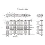 B sorozatú rövid osztású precíziós görgős láncok
