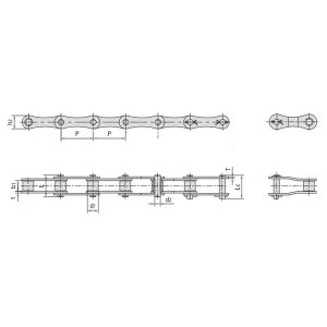 kettős lépcsős hajtóműlánc