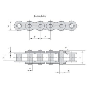 motorkerékpár motor lánc