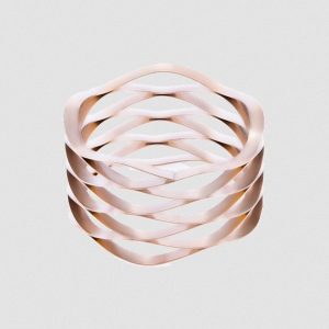 többfordulatos hullámrugók alátét nélküli végekkel