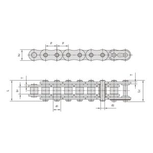 O-gyűrűs motorkerékpár lánc