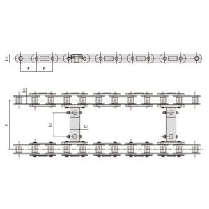útépítő gépek szállító lánc