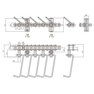 kolbászgyártó sor szállítószalag lánc