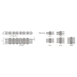 Sky Stacker lemez lánc