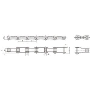 S típusú acél mezőgazdasági lánc