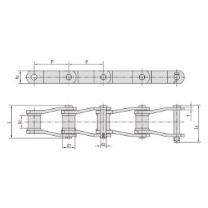 hegesztett szerkezeti hajlított lemez lánc