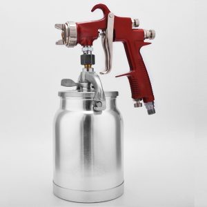 A festékszóró pisztoly kissé vastagabb festékréteget képez