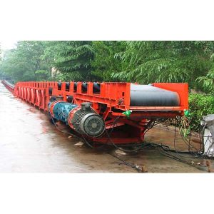 teleszkópos szalagszállító