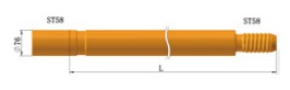 ST58-D76-ST58 fúrócső
